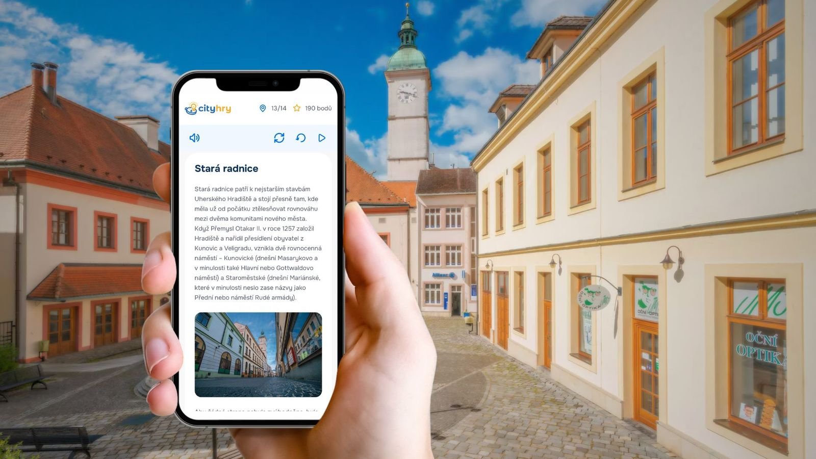 Náhledový obrázek - S telefonem v ruce se vydáte objevovat město. Cityhra vás zavede k jeho nejzajímavějším místům, představí vám jejich příběhy a připraví originální úkoly, které budete řešit přímo na trase.