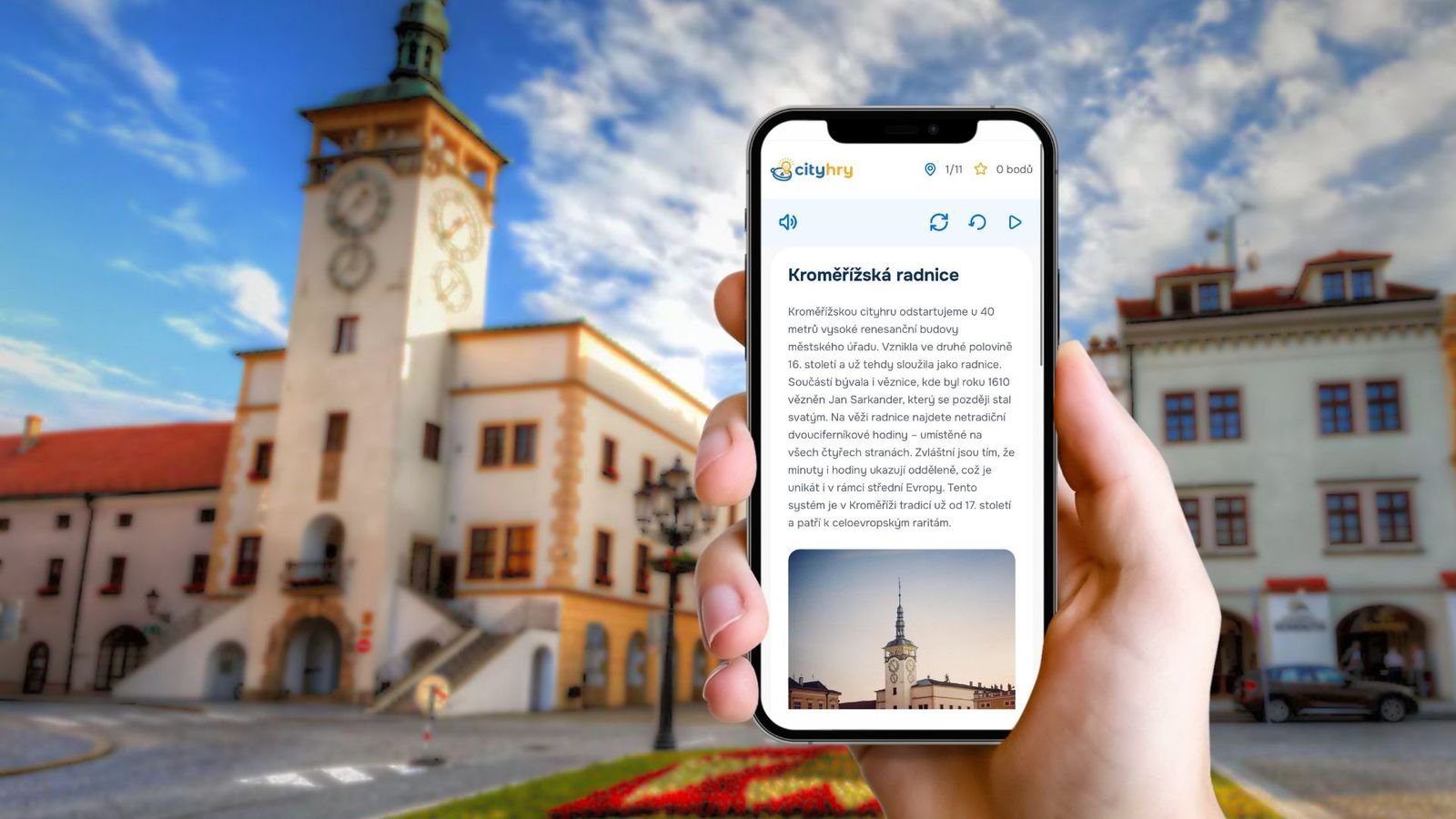 Náhledový obrázek - S telefonem v ruce se vydáte objevovat město. Cityhra vás zavede k jeho nejzajímavějším místům, představí vám jejich příběhy a připraví originální úkoly, které budete řešit přímo na trase.