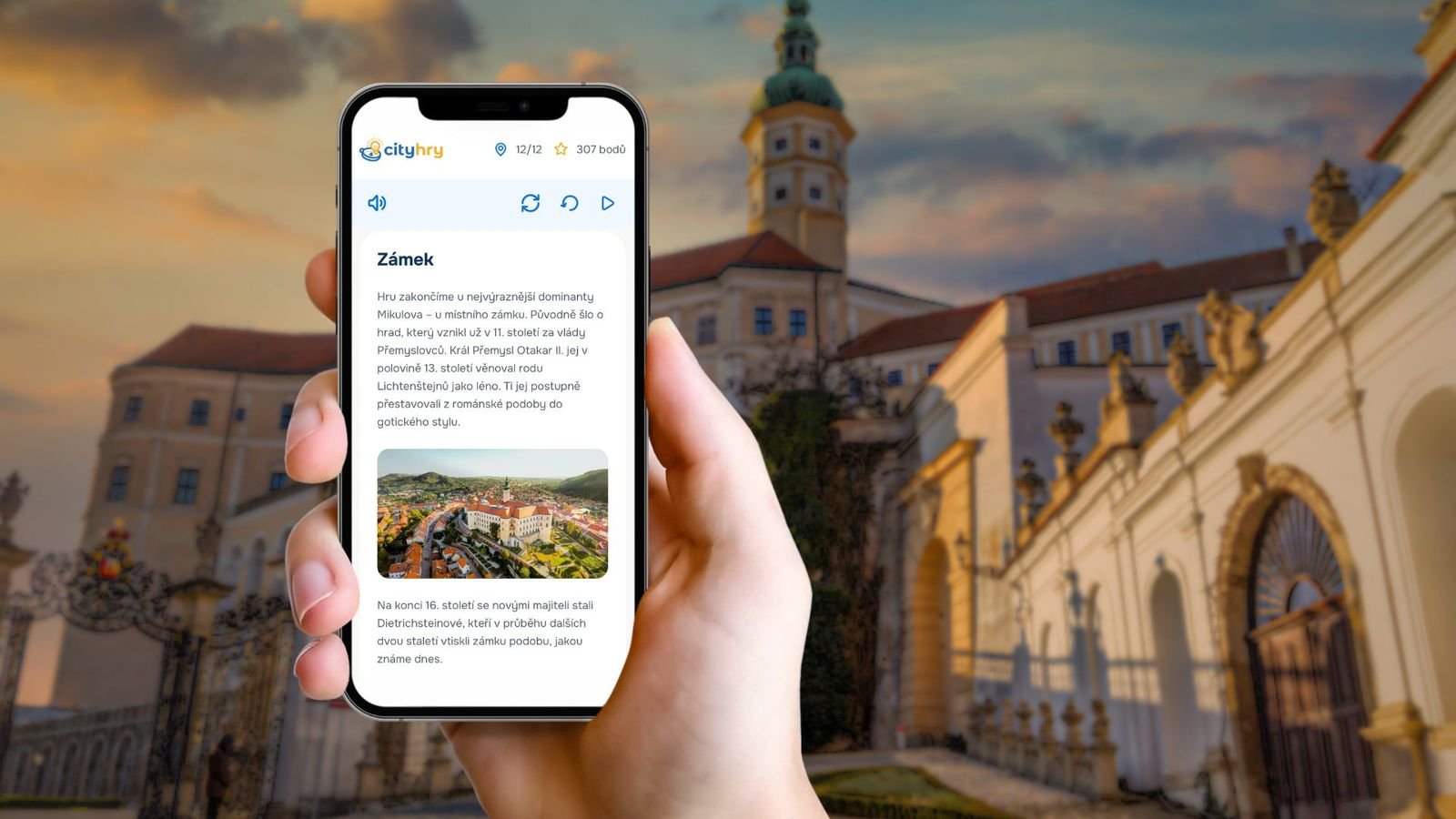 Náhledový obrázek - S telefonem v ruce se vydáte objevovat město. Cityhra vás zavede k jeho nejzajímavějším místům, představí vám jejich příběhy a připraví originální úkoly, které budete řešit přímo na trase.