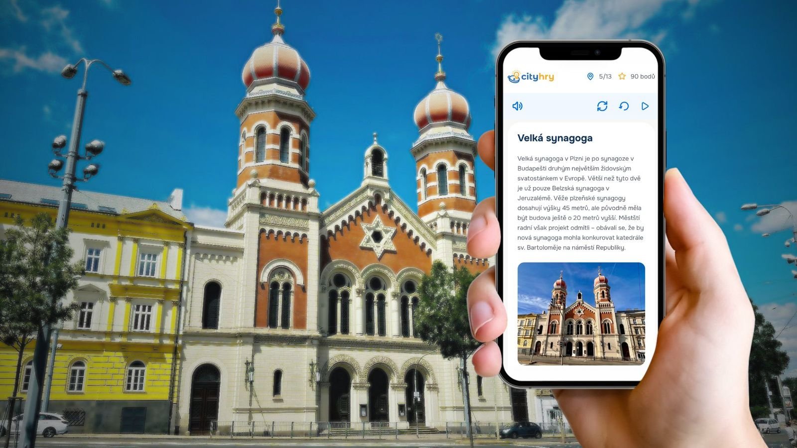 Náhledový obrázek - S telefonem v ruce se vydáte objevovat město. Cityhra vás zavede k jeho nejzajímavějším místům, představí vám jejich příběhy a připraví originální úkoly, které budete řešit přímo na trase.